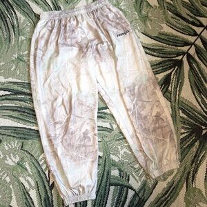 YoungLA Desert Tan Tree Camo Pump Cover Jogger Pants Mens Size Large
